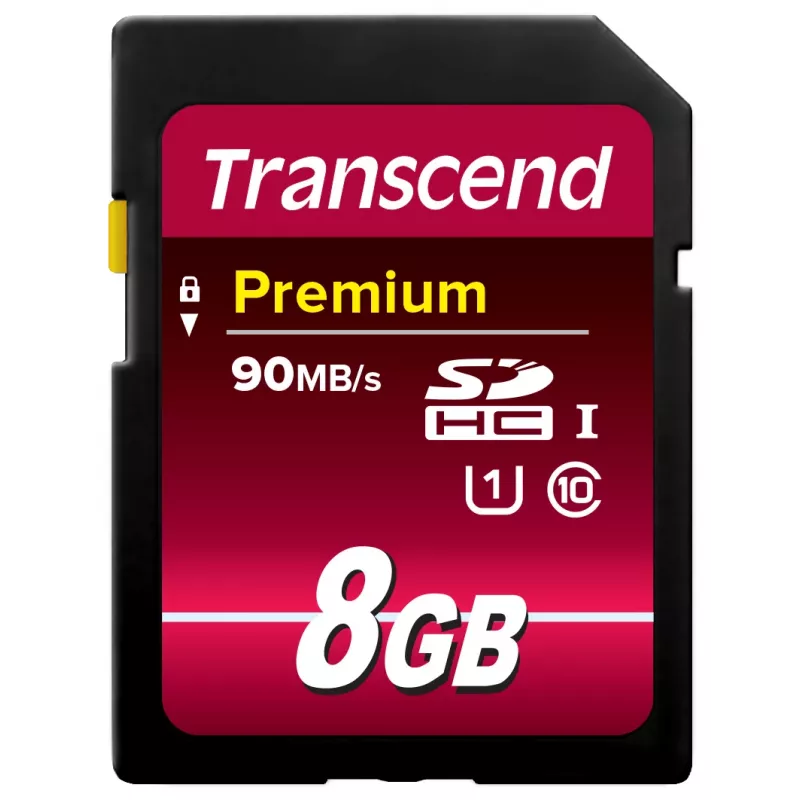 Transcend 8 GB SDHC Class 10 UHS-I TS8GSDU1 välkmälu