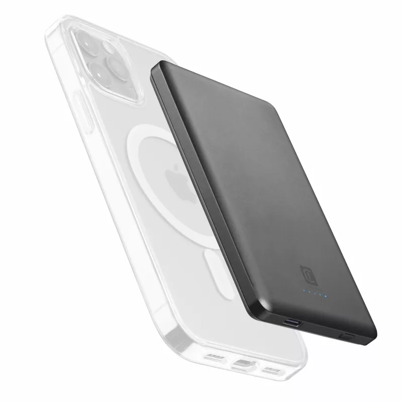 Cellularline Mag Lite 5000 5000mAh juhtmevaba akupank, ühildub MagSafe tehnoloogiaga