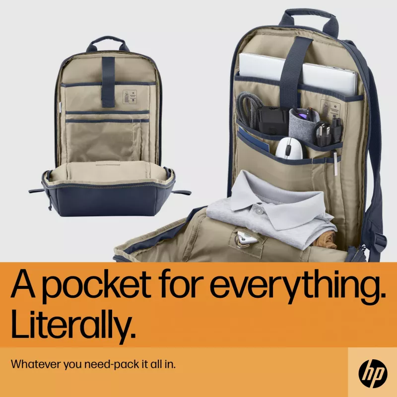 HP Travel 18-liitrine 15.6 raudhalli sülearvuti seljakott