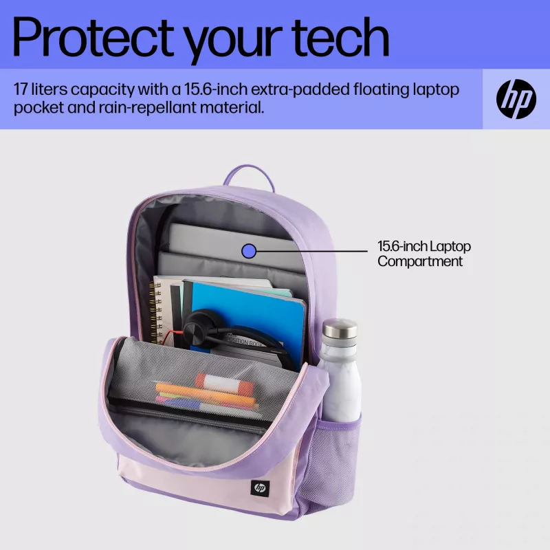 HP Campus Lavender seljakott, seljakott, 490 g