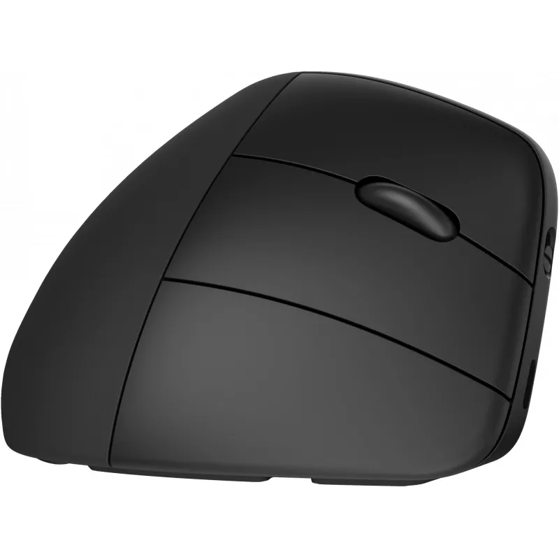 HP 920 Ergonoomiline juhtmevaba hiir, paremakäeline, vertikaalse disainiga, Bluetooth + USB Type-A, 4000 DPI, must