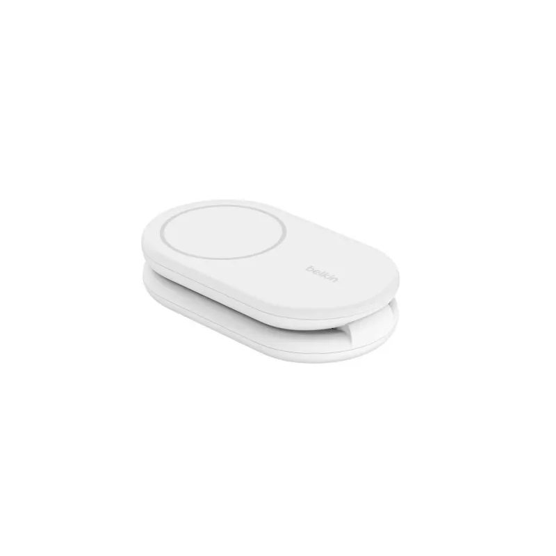 BELKIN Boostcharge Qi2 15 W magnetiline 2-in-1 alus – valge