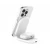 BELKIN Boostcharge Qi2 15 W magnetiline 2-in-1 alus – valge