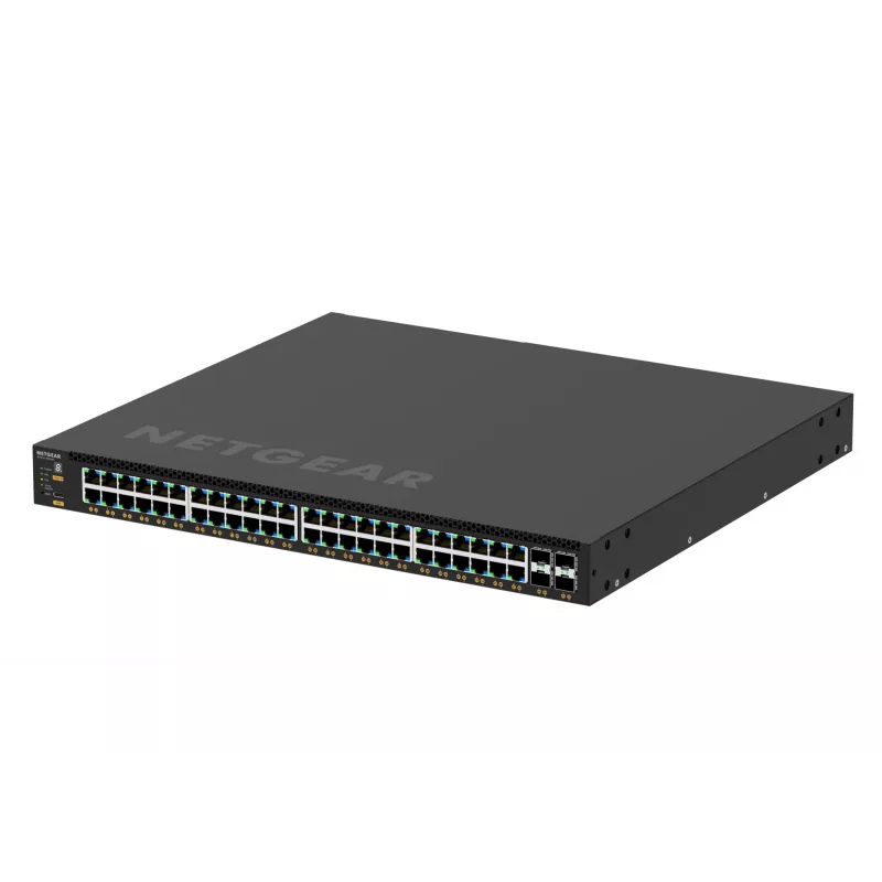 NETGEAR M4350-48G4XF Hallatav L3 Gigabit Ethernet (10/100/1000) Power over Ethernet (PoE) 1U Must