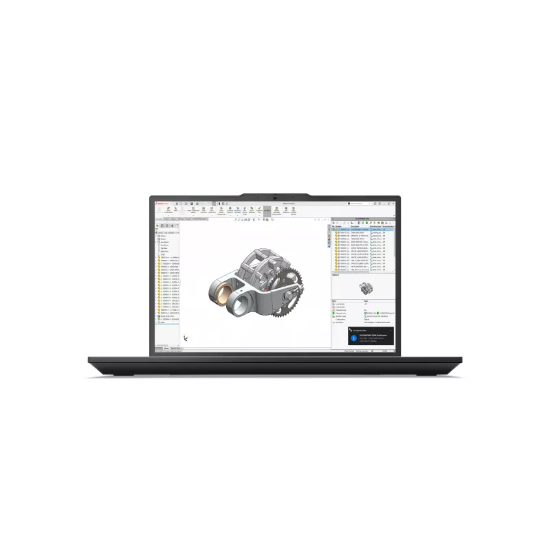 Lenovo ThinkPad P16v Gen 3 (Intel) Intel Core Ultra 7 255H Mobiilne tööjaam 40,6 cm (16 tolli) WUXGA 32 GB DDR5-SDRAM 512 GB SSD NVIDIA RTX PRO 500 Blackwell Wi-Fi 7 (802.11be) Windows 11 Pro Saksa Must