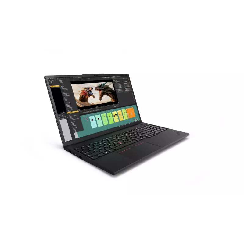 Lenovo ThinkPad P16v Gen 3 (Intel) Intel Core Ultra 7 255H Mobiilne tööjaam 40,6 cm (16 tolli) WUXGA 32 GB DDR5-SDRAM 512 GB SSD NVIDIA RTX PRO 500 Blackwell Wi-Fi 7 (802.11be) Windows 11 Pro Saksa Must