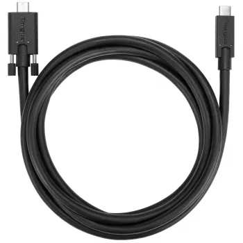 Targus ACC1122GLX USB-kaabel USB 3.2 Gen 1 (3.1 Gen 1) 1,8 m USB C Must
