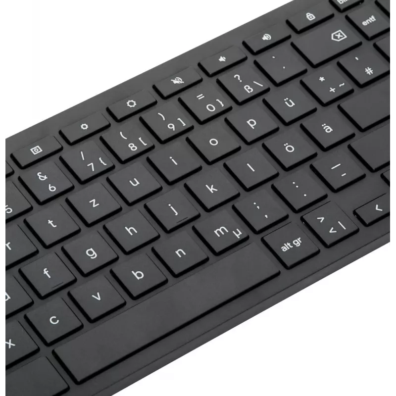Targus Keyboards klaviatuur Home Bluetooth QWERTZ Saksa must täissuuruses