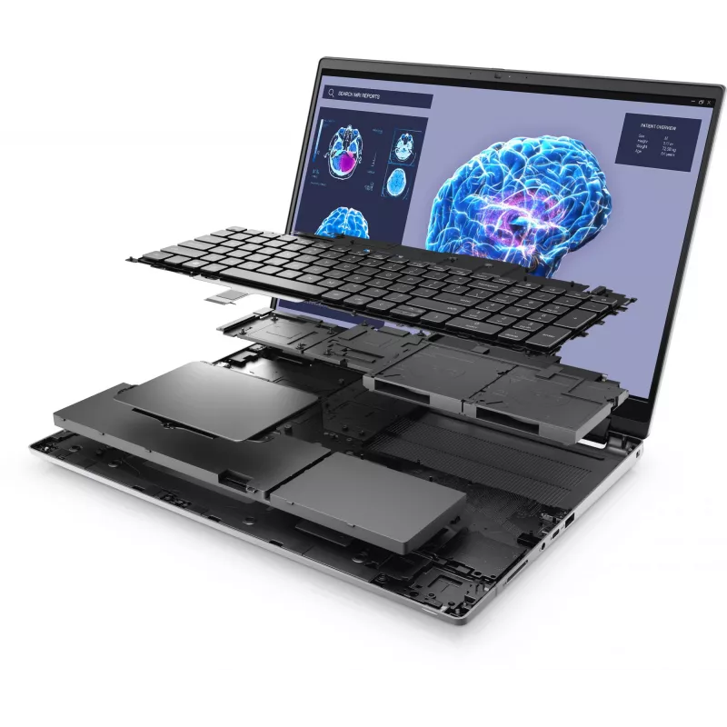 DELL Precision 7680 Intel® Core™ i7 i7-13850HX Mobiilne tööjaam 40,6 cm (16 tolli) Full HD+ 32 GB DDR5-SDRAM 1 TB SSD NVIDIA RTX 3500 Ada Wi-Fi 6E (802.11ax) Windows 11 Pro Hall