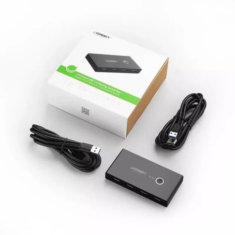 Ugreen 30768 liidesejaotur USB 3.2 Gen 1 (3.1 Gen 1) Type-A 5000 Mbit/s Must