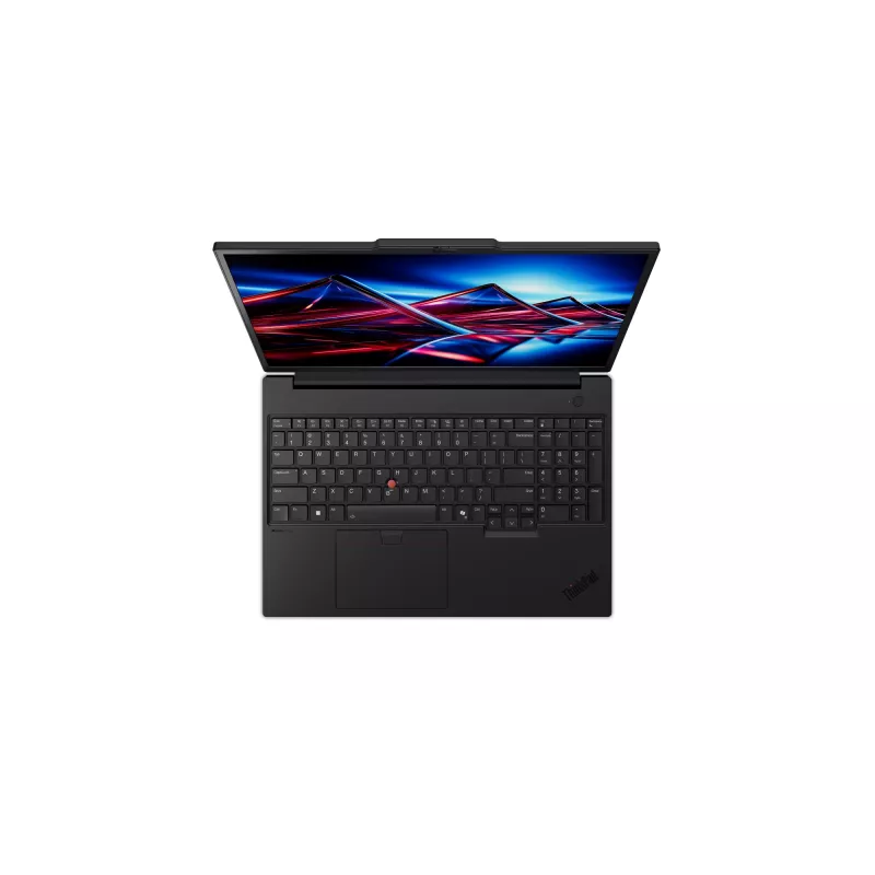 Lenovo ThinkPad P16v Gen 3 (Intel) Intel Core Ultra 7 255H Mobiilne tööjaam 40,6 cm (16 tolli) WUXGA 32 GB DDR5-SDRAM 1 TB SSD NVIDIA RTX PRO 1000 Blackwell Wi-Fi 7 (802.11be) Windows 11 Pro Saksa Must