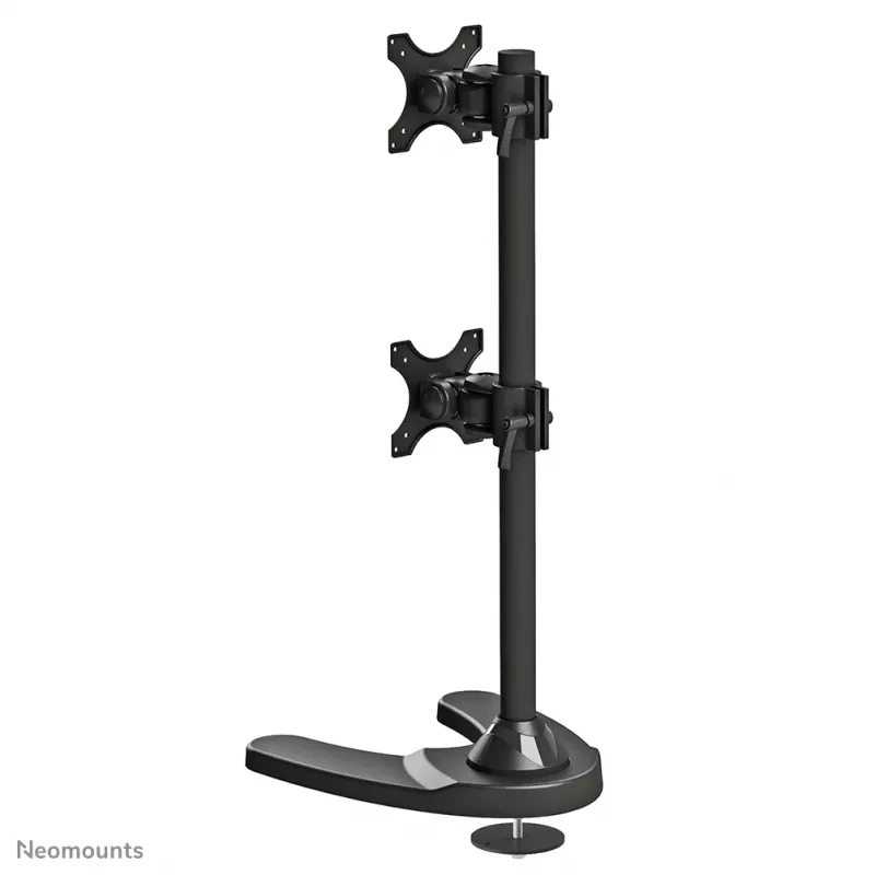 Neomounts FPMA-D700DDV Monitori alus 10-27 tolli, vabaltseisev/läbiviiguga, 6 kg, 25,4 cm (10 tolli), 68,6 cm (27 tolli), 100 x 100 mm, must