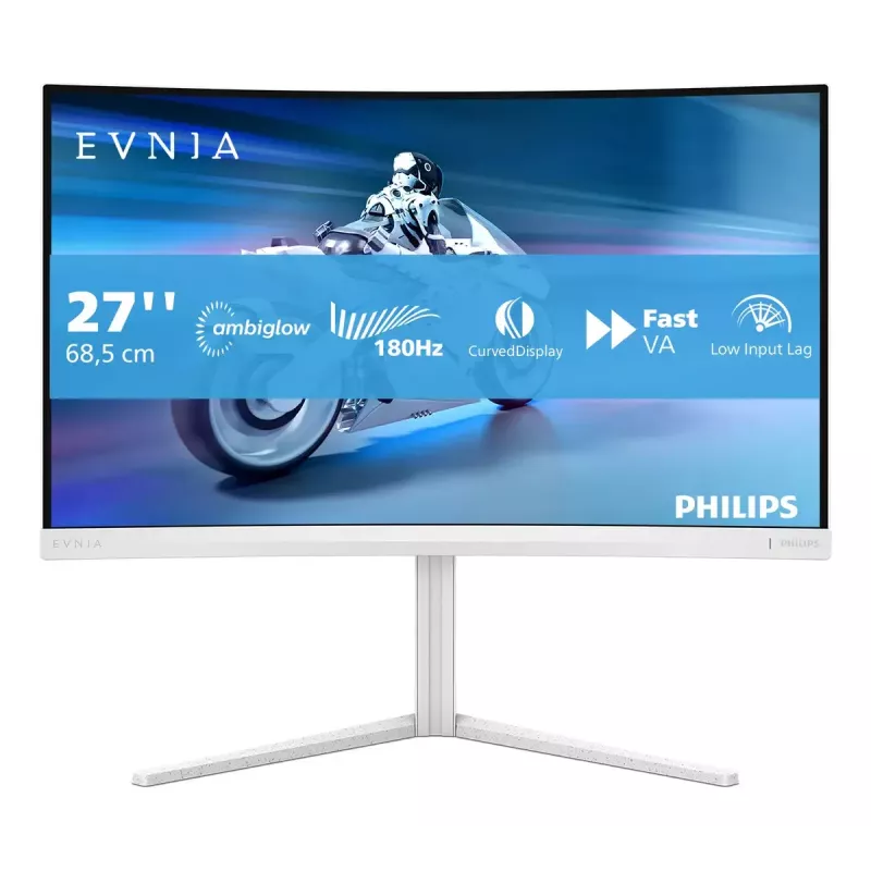 Philips Evnia 5000 27M2C5201L/00 arvutimonitor 68,6 cm (27 tolli) 1920 x 1080 pikslit Full HD LCD Valge