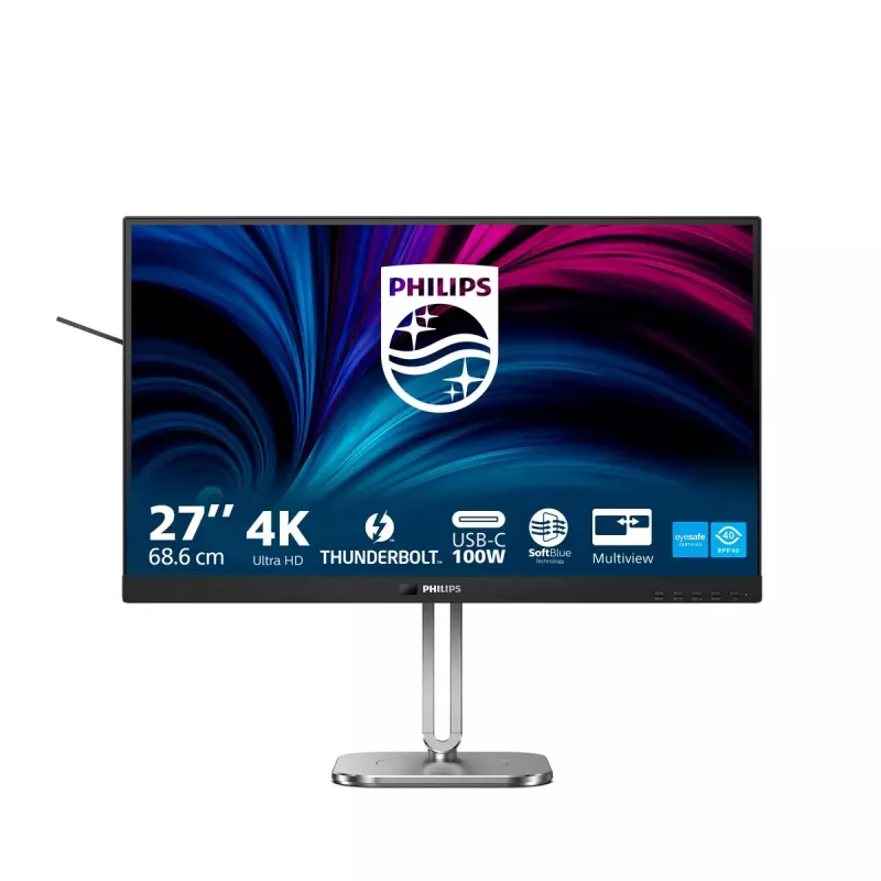 Philips 6000 seeria 27B2U6903/00 arvutimonitor 68,6 cm (27 tolli) 3840 x 2160 pikslit 4K Ultra HD LED Antratsiit