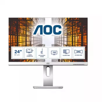 AOC P1 X24P1/GR arvutimonitor 61 cm (24 tolli) 1920 x 1200 pikslit WUXGA LED hall