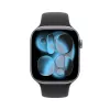 APPLE Watch Series 11 GPS + Cellular 46mm tumehall alumiiniumkorpus musta Sport-rihmaga S/M