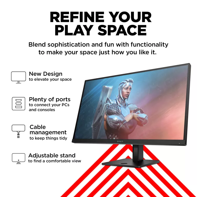 OMEN by HP 27-tolline FHD 165 Hz mängumonitor – OMEN 27