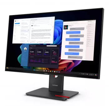 Lenovo ThinkVision T27UD-40 monitor, 68,6 cm (27 tolli), 3840 x 2160 pikslit, 4K Ultra HD, LCD, 6 ms, must