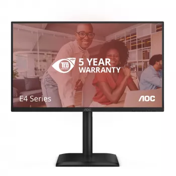 AOC E4 24E4CV arvutimonitor 60,5 cm (23,8 tolli) 1920 x 1080 pikslit Full HD LED must