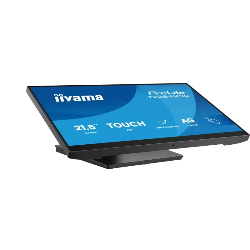 iiyama T2254MSC-B2AG arvutimonitor 54,6 cm (21,5 tolli) 1920 x 1080 pikslit Full HD LED puuteekraaniga must