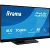 iiyama T2254MSC-B2AG arvutimonitor 54,6 cm (21,5 tolli) 1920 x 1080 pikslit Full HD LED puuteekraaniga must
