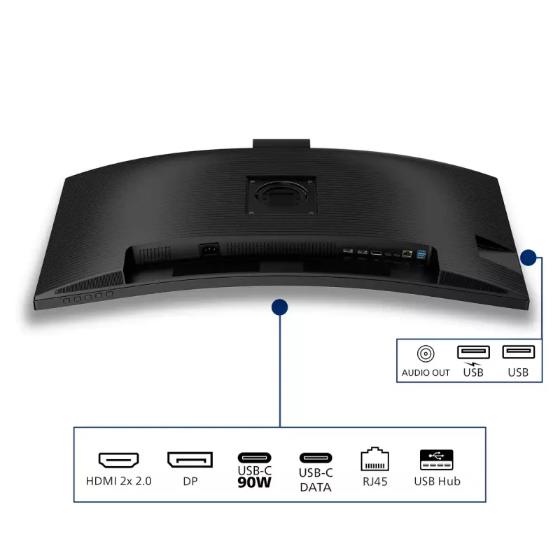 Philips 3000 seeria 34B2U3600CH/00 arvutimonitor 86,4 cm (34 tolli) 3440 x 1440 pikslit Wide Quad HD LCD must
