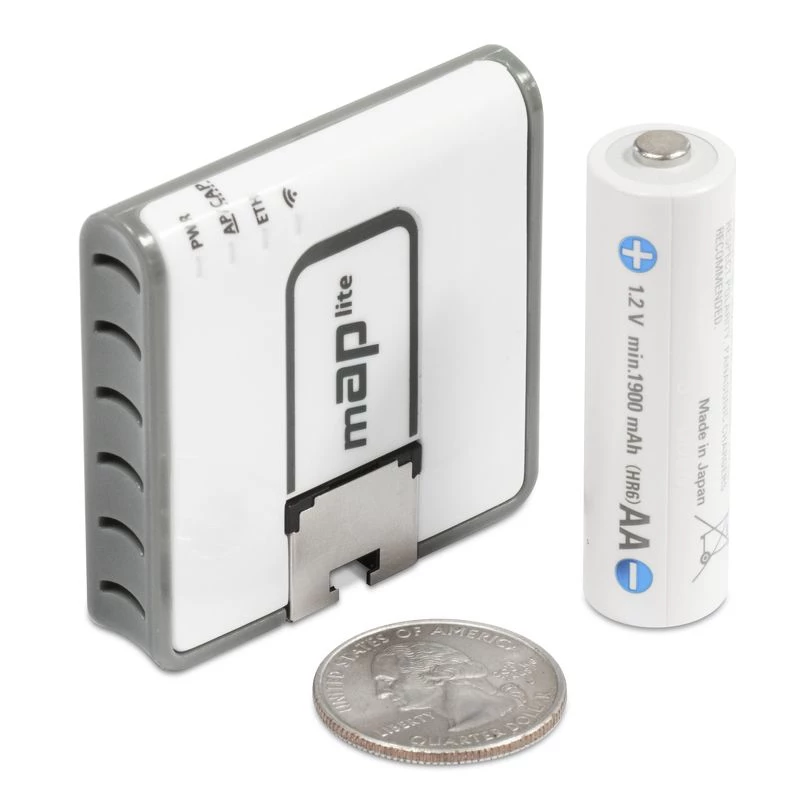 MIKROTIK mAP Lite 650MHz CPU 64MB RAM 1x LAN sisseehitatud kahe antenniga
