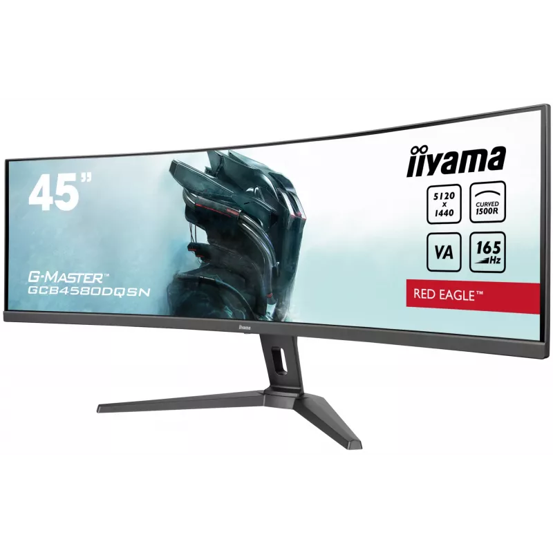 iiyama G-MASTER RED EAGLE CURVED arvutimonitor 113 cm (44.5 tolli) 5120 x 1440 pikslit Dual QHD LED must