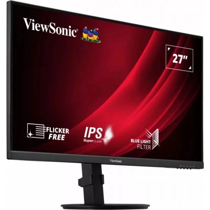 Viewsonic VG Series VG2709-2K-MHD-2 arvutimonitor 68,6 cm (27 tolli) 2560 x 1440 pikslit Quad HD LED must