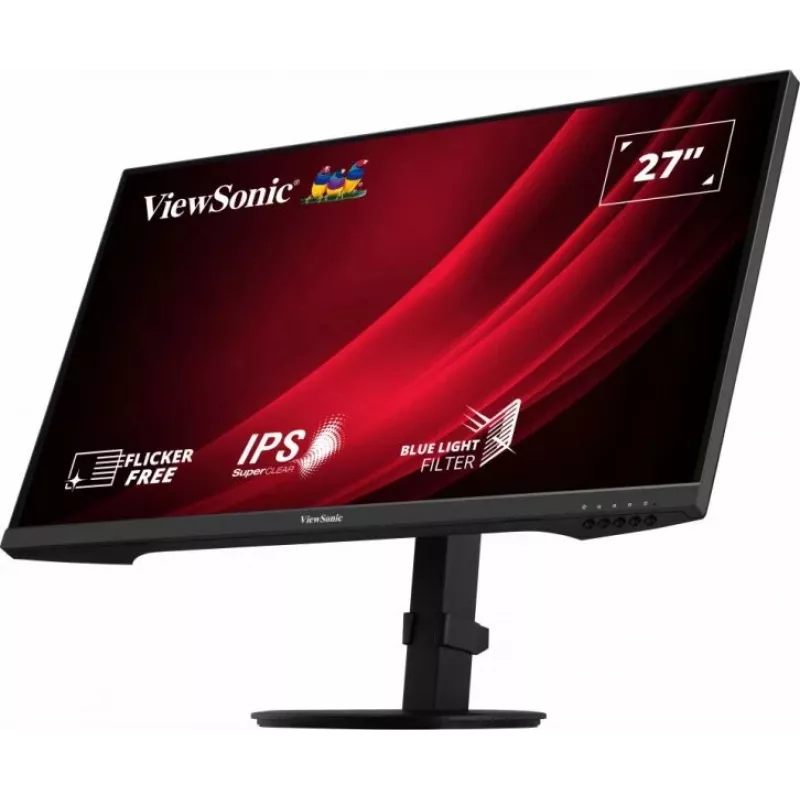 Viewsonic VG Series VG2709-2K-MHD-2 arvutimonitor 68,6 cm (27 tolli) 2560 x 1440 pikslit Quad HD LED must