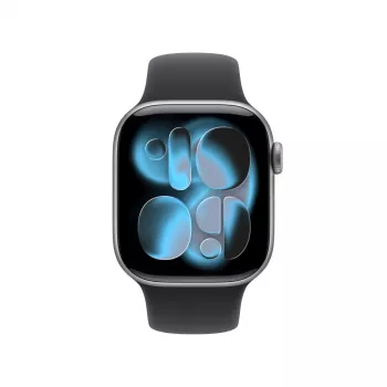 APPLE Watch Series 11 GPS + Cellular 42mm tumehall alumiiniumist korpus musta Sport Band M/L-ga