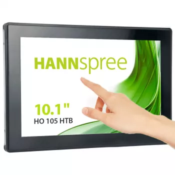 Hannspree Open Frame HO 105 HTB Digitaalne infotahvel 25,6 cm (10,1 tolli) LCD 350 cd/m² HD Must Puuteekraan