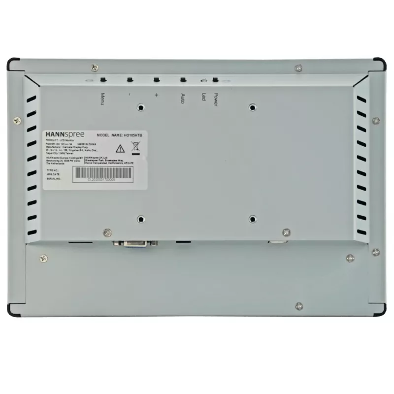 Hannspree Open Frame HO 105 HTB Digitaalne infotahvel 25,6 cm (10,1 tolli) LCD 350 cd/m² HD Must Puuteekraan