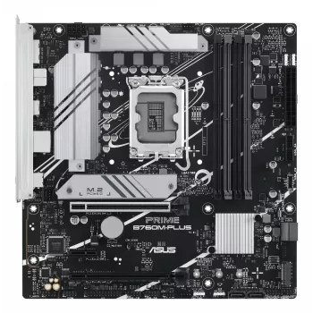 Emaplaat ASUS PRIME B760M-PLUS — Intel B760, LGA 1700, micro‑ATX, DDR5, 4 DIMM, 192 GB, 2,5Gb LAN, 2x M.2