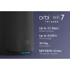 NETGEAR Orbi 870 kolmeribaline (2,4 GHz / 5 GHz / 6 GHz) Wi-Fi 7 (802.11be) Must 4 sisemist