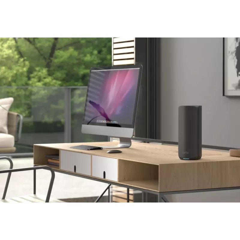 NETGEAR Orbi 870 kolmeribaline (2,4 GHz / 5 GHz / 6 GHz) Wi-Fi 7 (802.11be) Must 4 sisemist