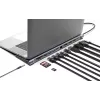 Dokkimisjaam/Keskus Manhattan USB-C 10 porti 4K 60Hz Power Delivery