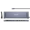 Dokkimisjaam/Keskus Manhattan USB-C 10 porti 4K 60Hz Power Delivery