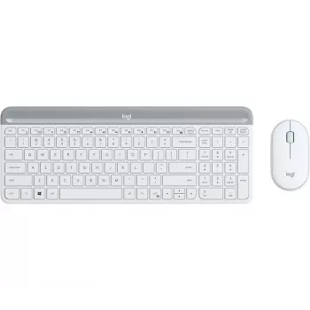 LOGITECH Slim juhtmevaba klaviatuuri ja hiire komplekt MK470 - valge - QWERTY USA/rahvusvaheline
