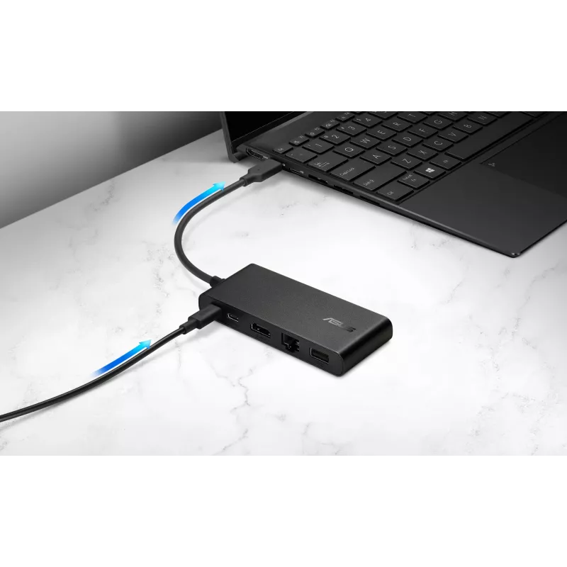 ASUS Dual 4K USB-C Dock DC201 Juhtmega USB 3.2 Gen 2 (3.1 Gen 2) Type-C Must