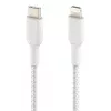 BELKIN Lightning To USB-c kaabel Braid 1m Valge
