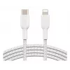 BELKIN Lightning To USB-c kaabel Braid 1m Valge