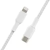 BELKIN Lightning To USB-c kaabel Braid 1m Valge
