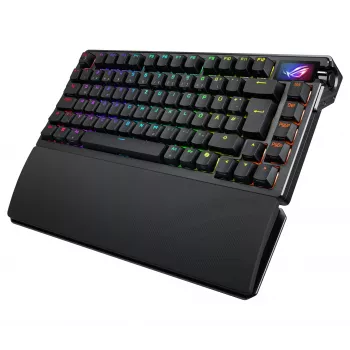 ASUS ROG Azoth Extreme klaviatuur Gaming USB + RF Wireless + Bluetooth QWERTZ Must