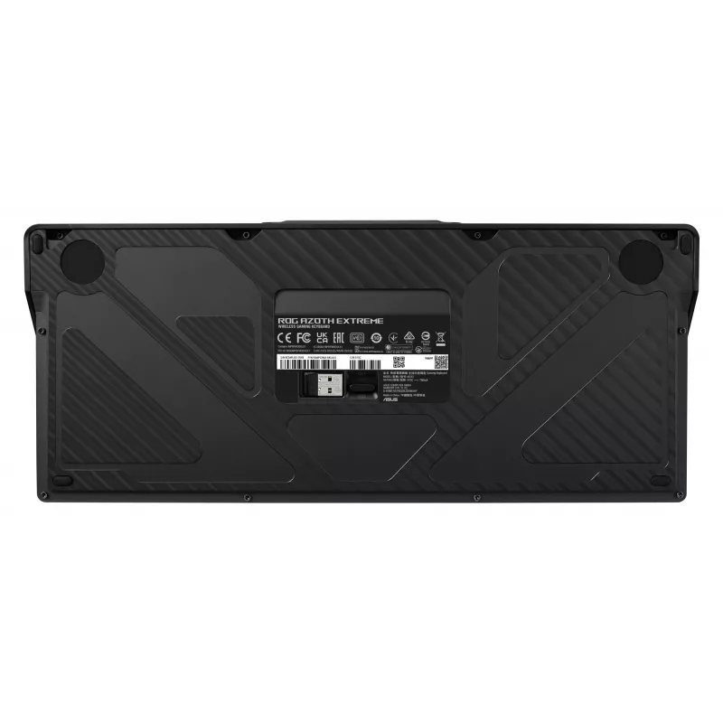 ASUS ROG Azoth Extreme klaviatuur Gaming USB + RF Wireless + Bluetooth QWERTZ Must