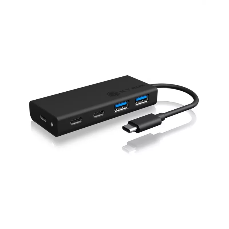ICY BOX IB-HUB1426-CPD USB 3.2 Gen 1 (3.1 Gen 1) Type-C 5000 Mbit/s Must