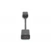 DIGITUS DP - HDMI kaabel 20 cm must DP - HDMI tüüp A M/F HDMI 2.0