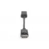 DIGITUS DP - HDMI kaabel 20 cm must DP - HDMI tüüp A M/F HDMI 2.0