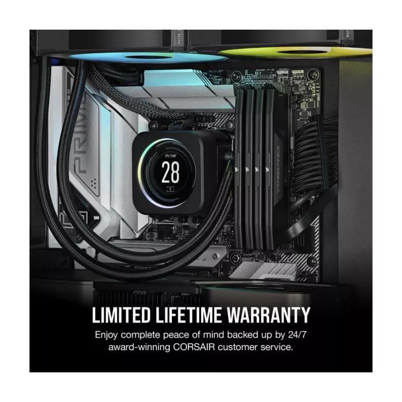 CORSAIR mälu 64GB - DDR5 (2x32GB) DRAM 5600MT/s CL40 mälukomplekt - must Vengeance