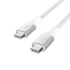 BELKIN USB-kaabel - Boostcharge - USB-C–USB-C-kaabel 240 W - 1 m - valge
